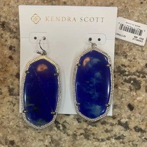 Kendra Scott Danielle earrings cobalt blue